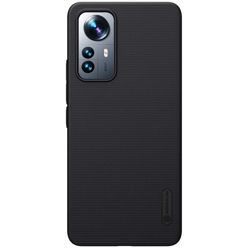 Capa de borracha Frosted de Nillkin para Xiaomi 12 Lite Preto - Item