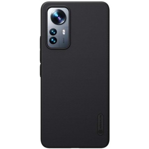 Capa de borracha Frosted de Nillkin para Xiaomi 12 Lite Preto