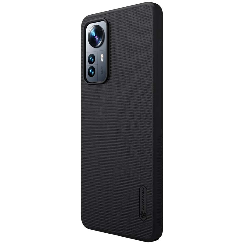 Capa de borracha Frosted de Nillkin para Xiaomi 12 Lite Preto - Item1