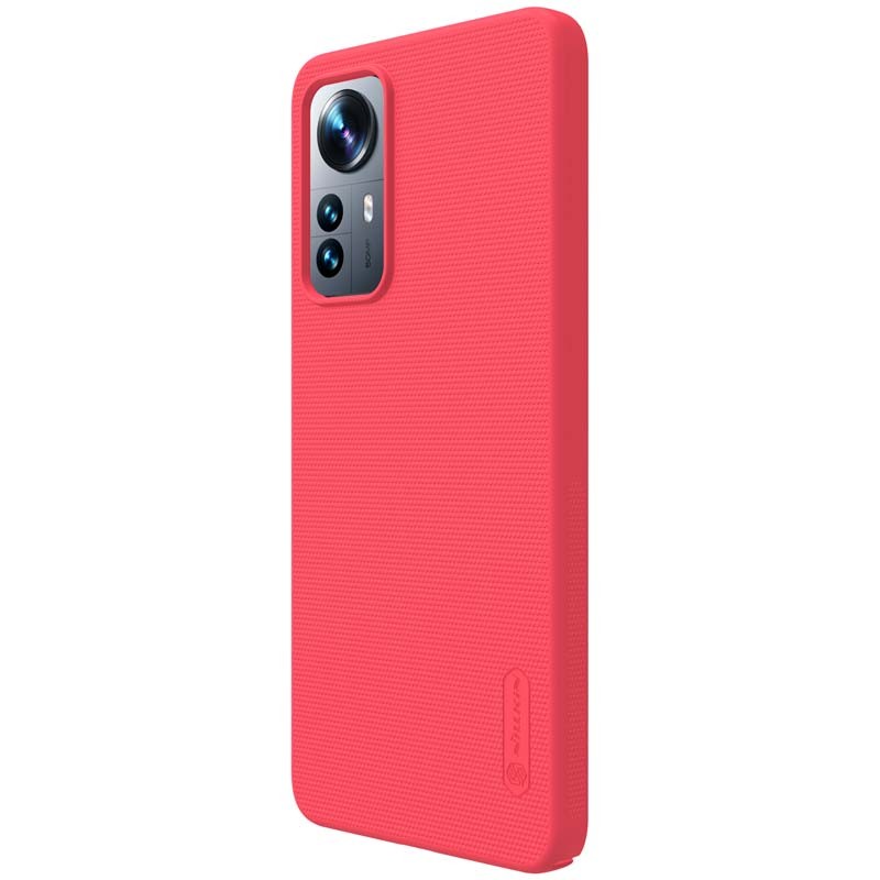 Funda de goma Frosted de Nillkin para Xiaomi 12 Lite Rojo - Ítem1