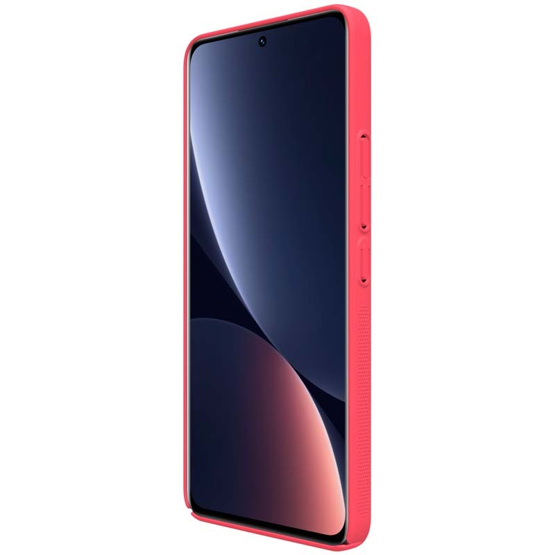 Funda de goma Frosted de Nillkin para Xiaomi 12 Lite Rojo - Ítem3