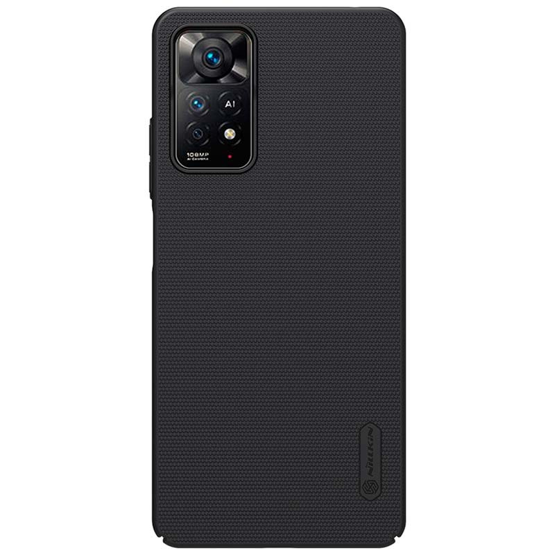 Coque en caoutchouc Frosted Nillkin pour Xiaomi Redmi Note 11 Pro Noir - Ítem