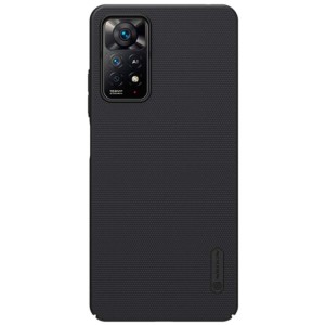 Coque en caoutchouc Frosted Nillkin pour Xiaomi Redmi Note 11 Pro Noir