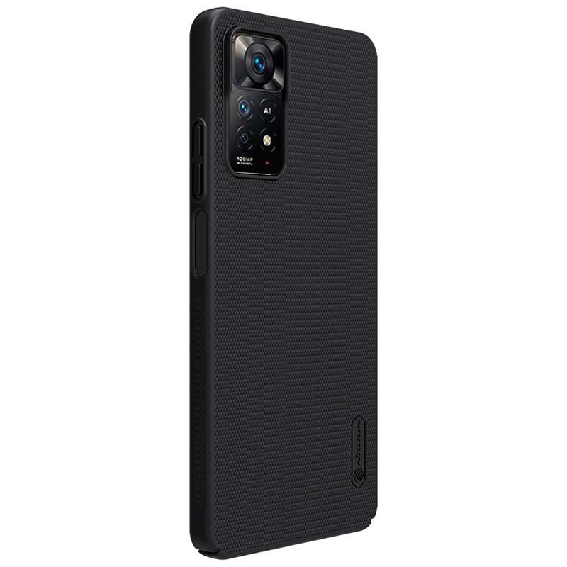 Coque en caoutchouc Frosted Nillkin pour Xiaomi Redmi Note 11 Pro Noir - Ítem2