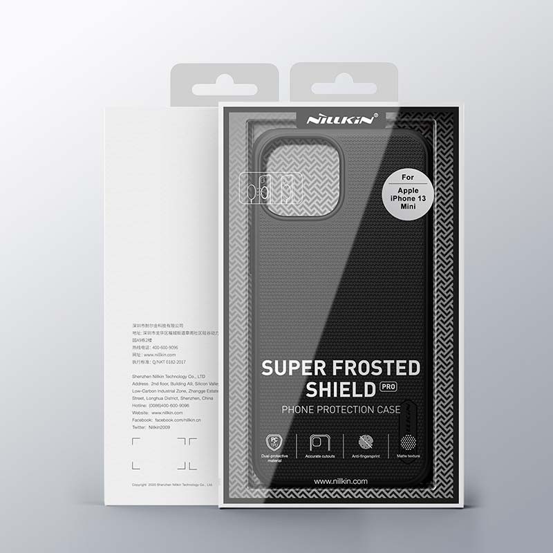 Nillkin Funda de goma Magnetic Frosted Pro iPhone 13 Mini Negro - Ítem5