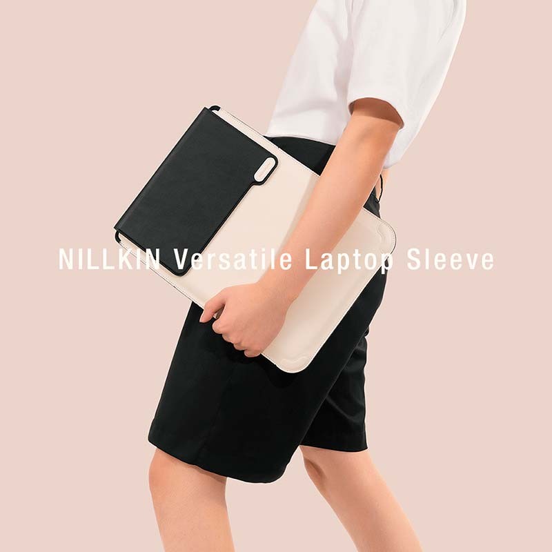 Nillkin Capa 14'' Versatile Laptop Sleeve Branco Creme-Preto - Item10
