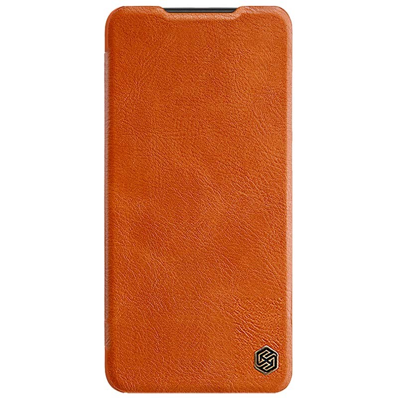 Nillkin Capa de cuoro Qin Xiaomi Poco M4 5G Castanho - Item1