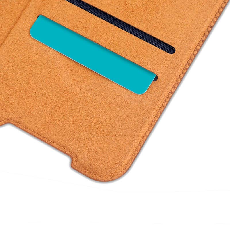 Capa de cuoro Qin de Nillkin pour Xiaomi Redmi Note 9 - Item10