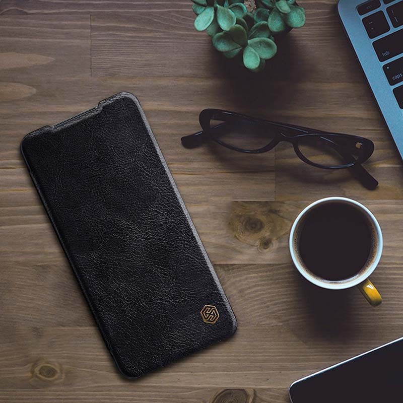 Capa de cuoro Qin de Nillkin pour Xiaomi Redmi Note 9 - Item12