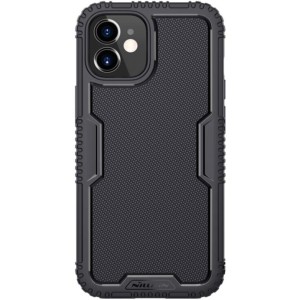 Funda de Cuero con Soporte para iPhone 12 mini - Negro