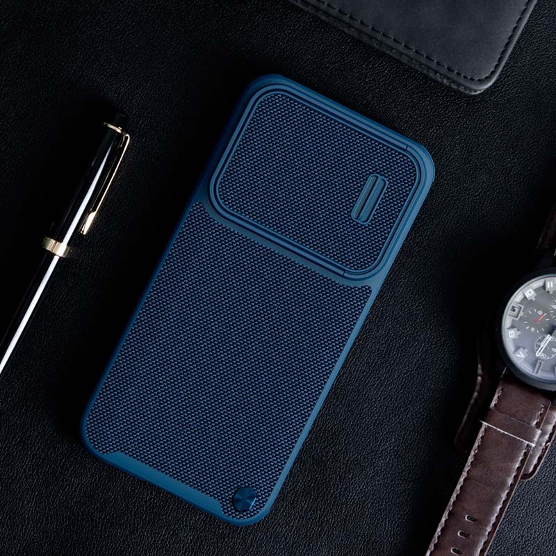 Nillkin Funda de nylon Textured S Xiaomi 12T / 12T Pro Azul - Ítem5