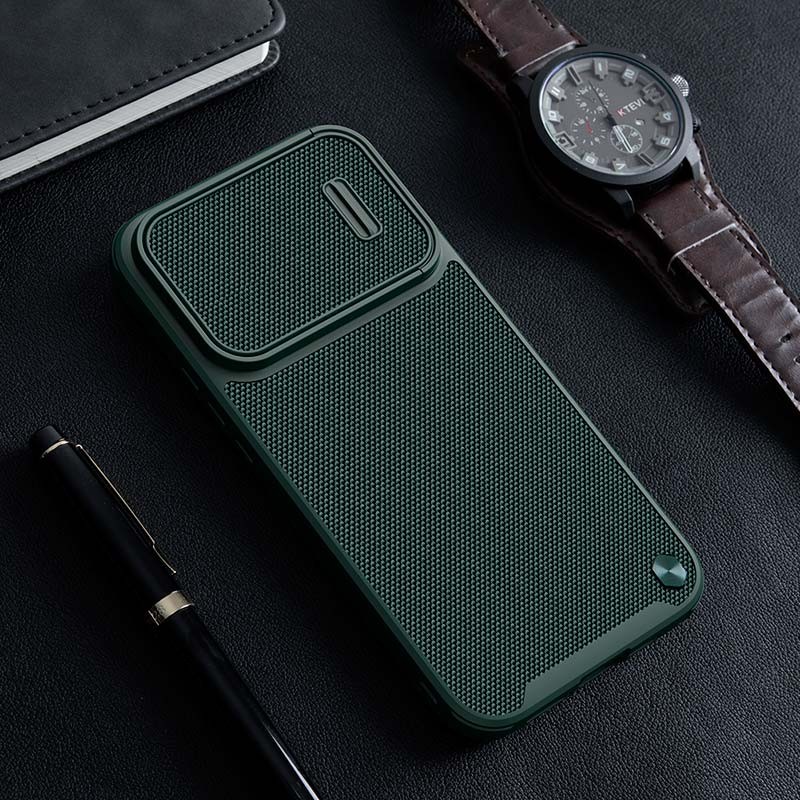 Nillkin Funda de nylon Textured S Xiaomi 12T / 12T Pro Verde - Ítem5