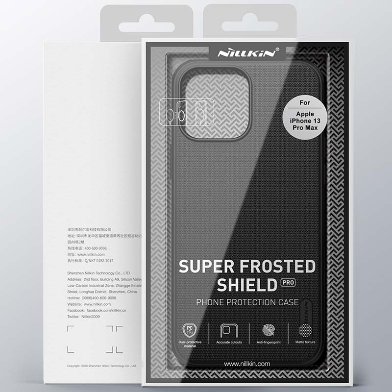 Nillkin Funda de goma Magnetic Frosted Pro iPhone 13 Pro Max Negro - Ítem5