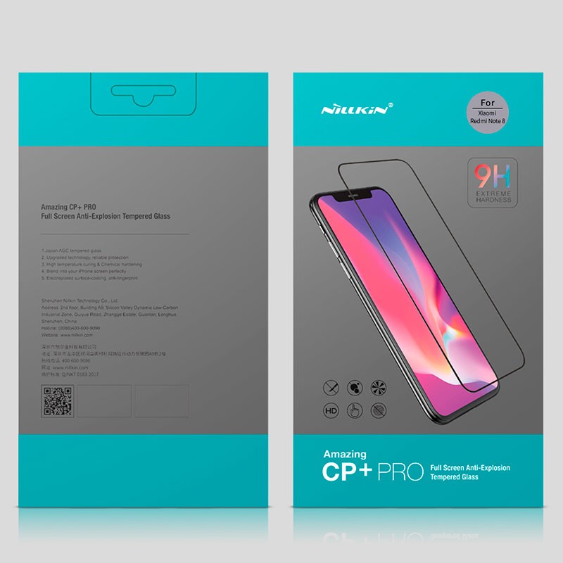 Protecteur en verre trempé 3D CP+ Pro Nillkin pour Xiaomi Redmi Note 8 - Ítem5
