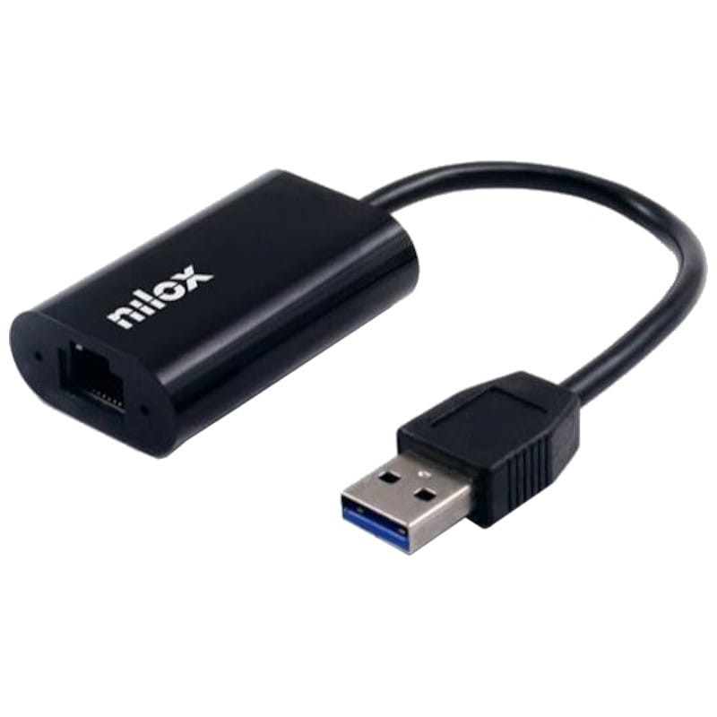 Nilox Adaptador de red USB 3.0 a Gigabit Ethernet RJ45 - Ítem