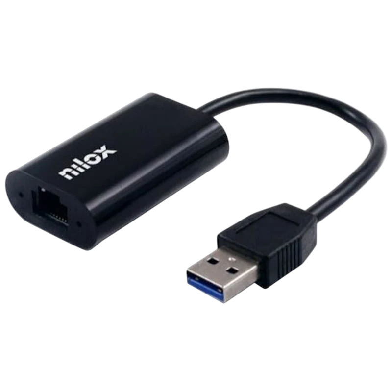 Nilox Adaptador de red USB 3.0 a Gigabit Ethernet RJ45 - Ítem