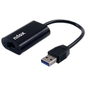 Nilox Adaptador de red USB 3.0 a Gigabit Ethernet RJ45