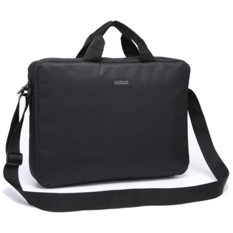Nilox NXB001 Negro - Maletín para portátil 15.6 Frontal con correa suelta