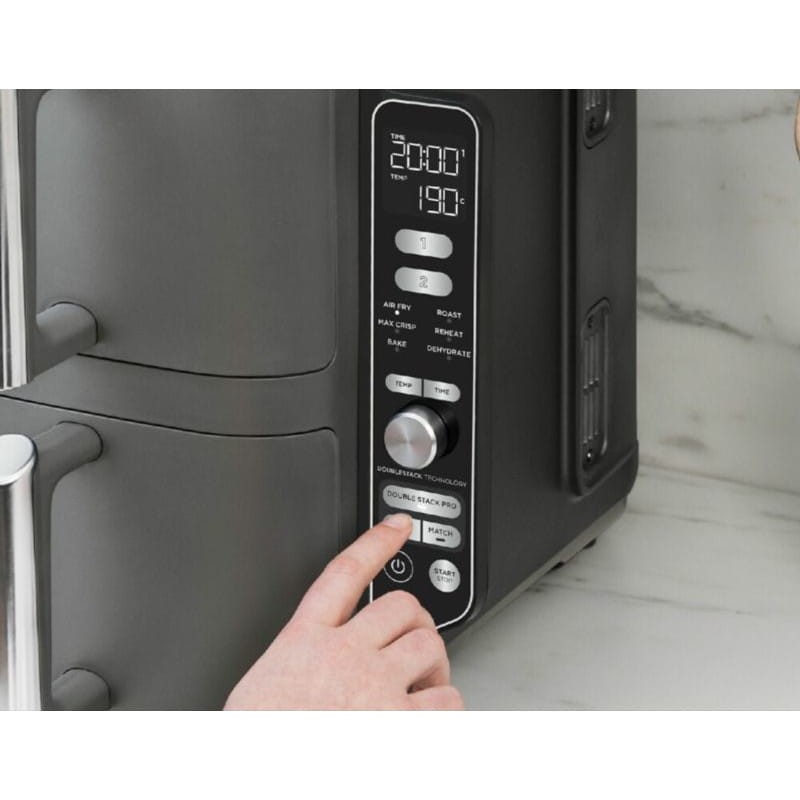 Ninja SL400EU Friteuse Double Verticale 9,5L Noir/Gris - Friteuse à air chaud - Ítem11