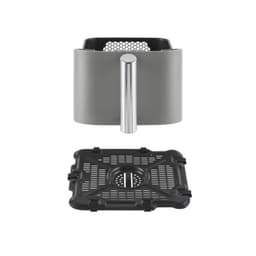 Detalle de la cesta y la bandeja de la Freidora de aire Doble Vertical Ninja SL400EU