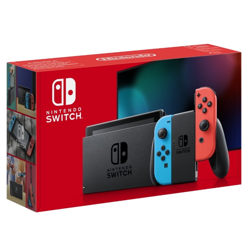 Nintendo Switch Bleu/fluo Rouge/fluo - Version 3 - Ítem