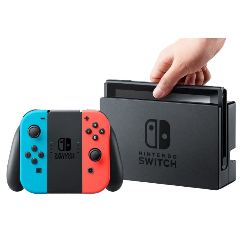 Nintendo Switch Bleu/fluo Rouge/fluo - Version 3 - Ítem1