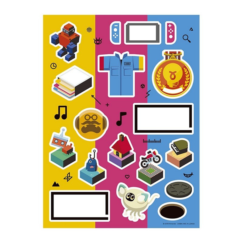 Nintendo Labo Set Personalização - Nintendo Switch - Personalize suas criações Toy-Con - Nintendo Switch - Nintendo Labo Official - Stickers - Fita adesiva com o Design Nintendo Labo - Item4