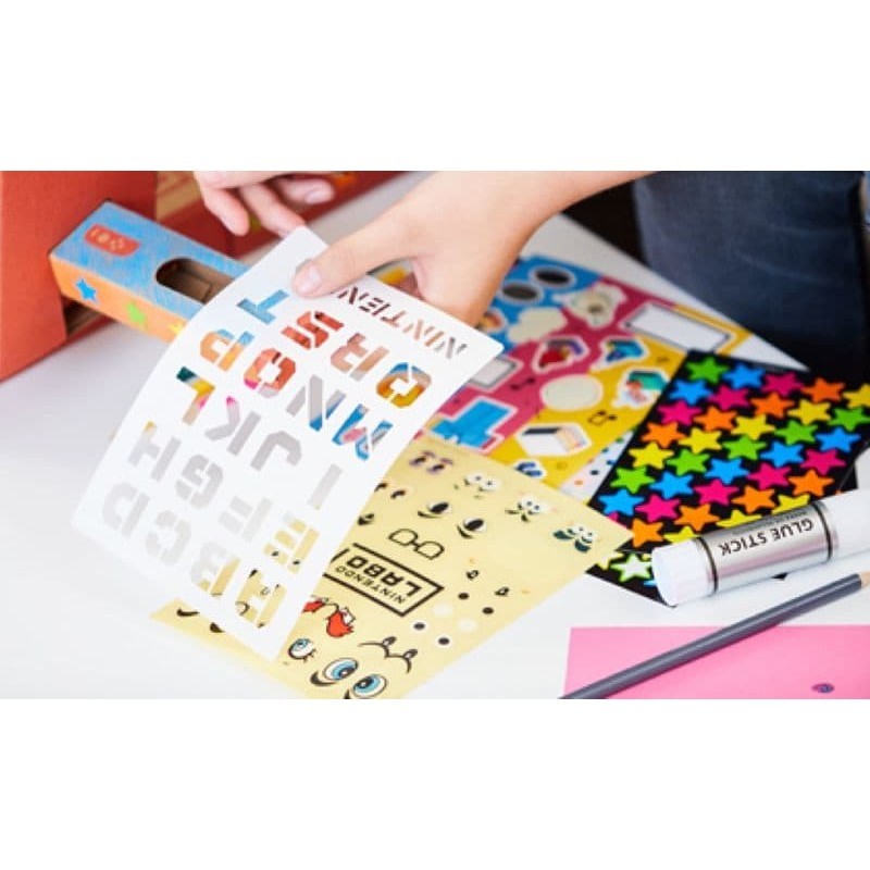 Nintendo Labo Set Personalização - Nintendo Switch - Personalize suas criações Toy-Con - Nintendo Switch - Nintendo Labo Official - Stickers - Fita adesiva com o Design Nintendo Labo - Item7