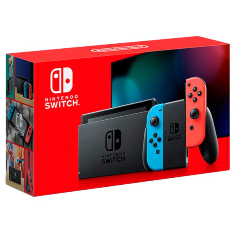 Nintendo Switch Azul Neón/Rojo Neón - Modelo 2019 - Ítem