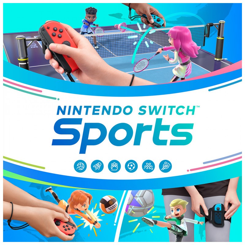 Console Nintendo Switch Azul Neón/Vermelho Neón + Switch Sports + Cinta de perna + 3 Meses Online - Item9