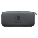 Nintendo Switch Capa + Protector Oficial - Capa Cinzenta Oficial da Nintendo Switch - Inclui Protecor de Ecrã - Compartimento para 5 Cartas de Jogo - Inclui 2 Correias Joy-Con - Serve como Play Base - Item