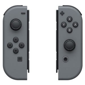 Nintendo Switch Joy-Con Set Izq/Dcha Gris - VIbración HD - Conxión Inalámbrica - Color Gris - Acelerómero - Giroscopio - Lectura NFC Compatible con Figuras Amiibo - Cámara Infrarroja de Movimiento