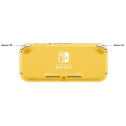 Nintendo Switch Lite Amarelo - detrás