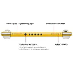 Nintendo Switch Lite Amarelo - superior