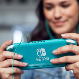 Nintendo Switch Lite Bleu - confortable
