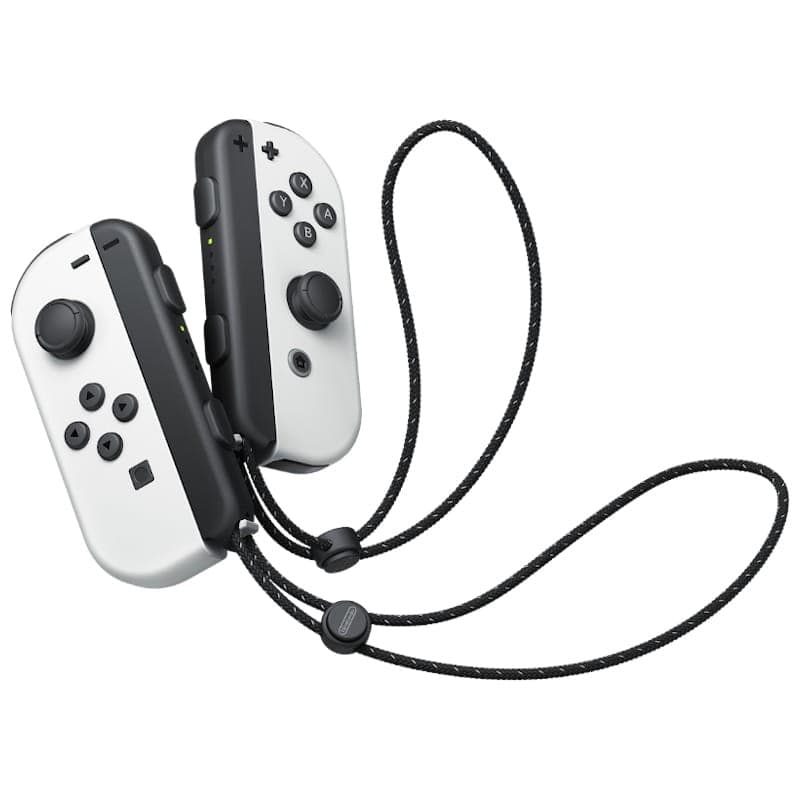 correias para comandos Joy-Con da Nintendo Switch Branco - Modelo OLED