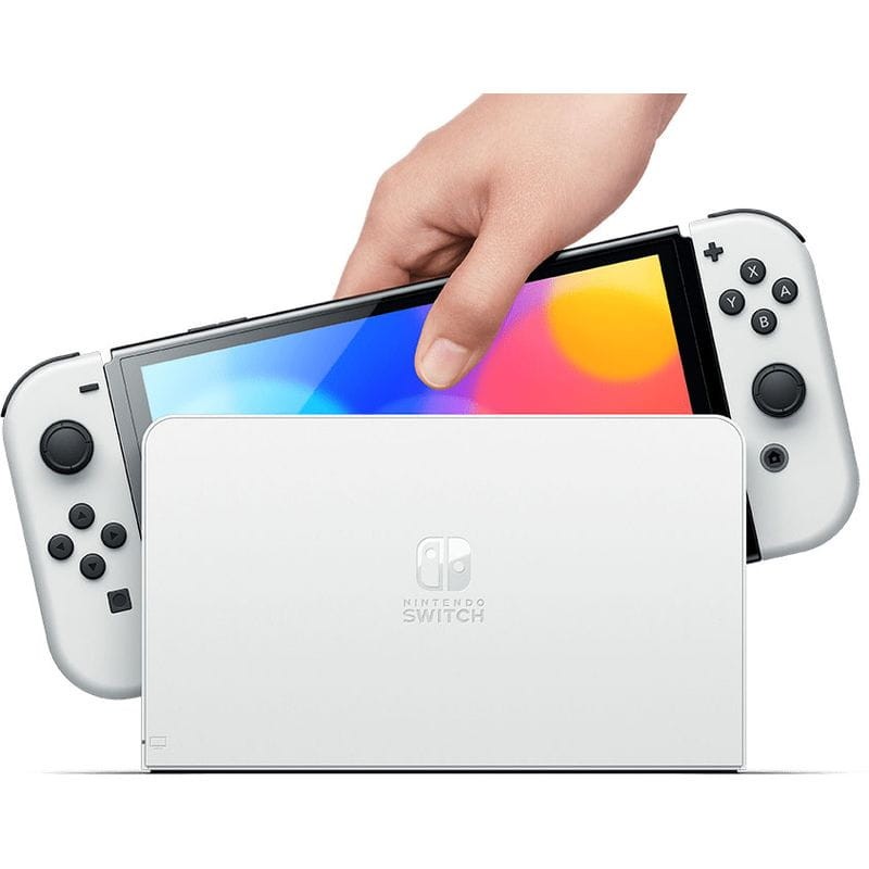 Nintendo Switch Blanco - Modelo OLED + Mario Kart 8 Deluxe + 12 Meses Online - Ítem1