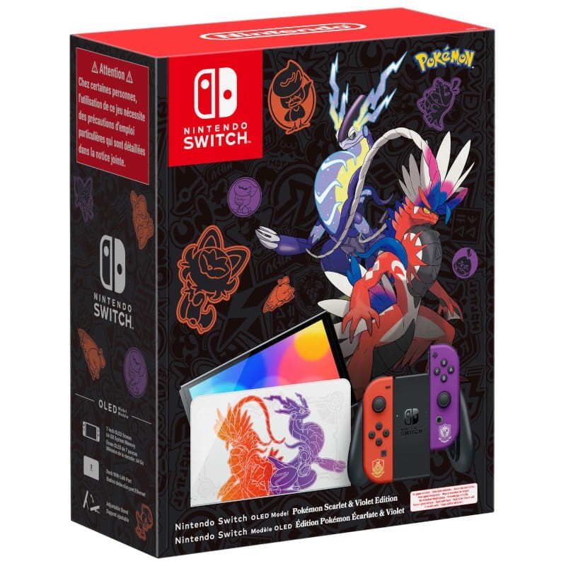 Nintendo Switch - Consola - Pokemon Escarlata y Púrpura