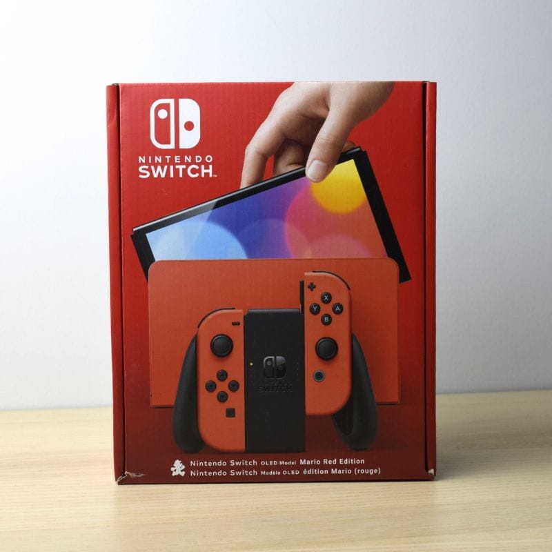 Consola OLED Nintendo Switch Edición Mario roja - Ítem1