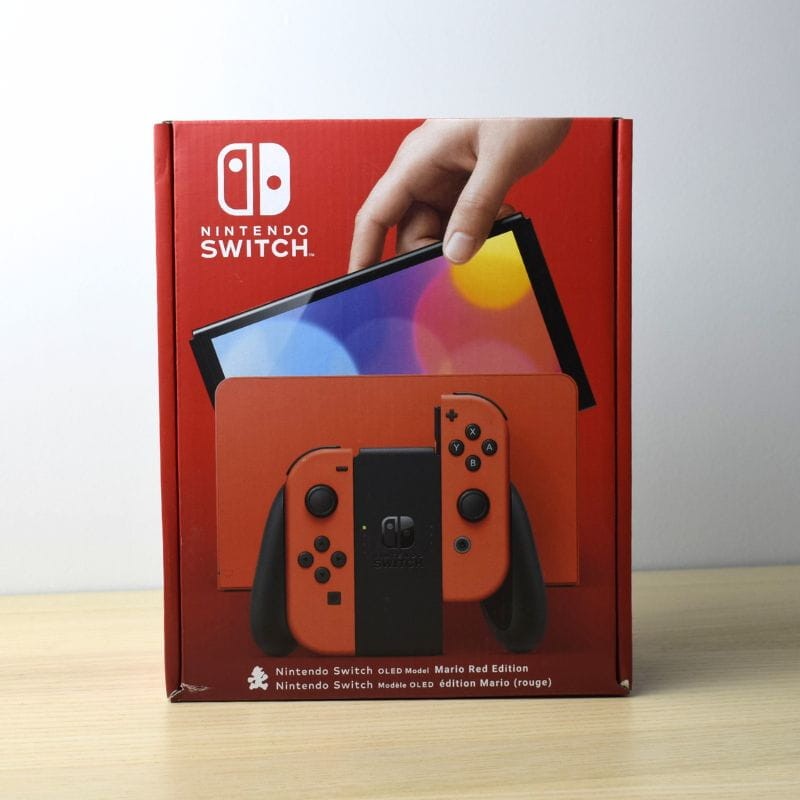 Consola Nintendo Switch OLED Vermelho (edição Mario)