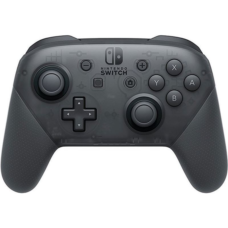 Nintendo Switch Pro Controller Negro - Color Negro -NFC - Bluetooth 3.0 - Mando Pro Nintendo Switch - Vibración HD - Giroscopio - Acelerómetro - Compatible con Figuras Amiibo - Ítem