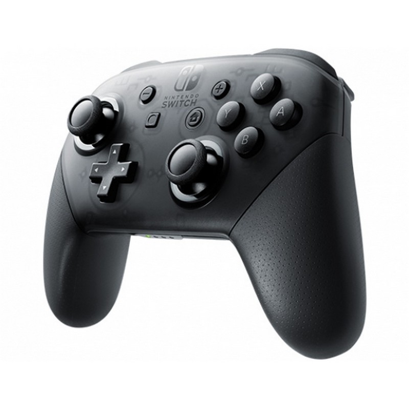 Nintendo Switch Pro Controller Negro - Color Negro -NFC - Bluetooth 3.0 - Mando Pro Nintendo Switch - Vibración HD - Giroscopio - Acelerómetro - Compatible con Figuras Amiibo - Ítem1