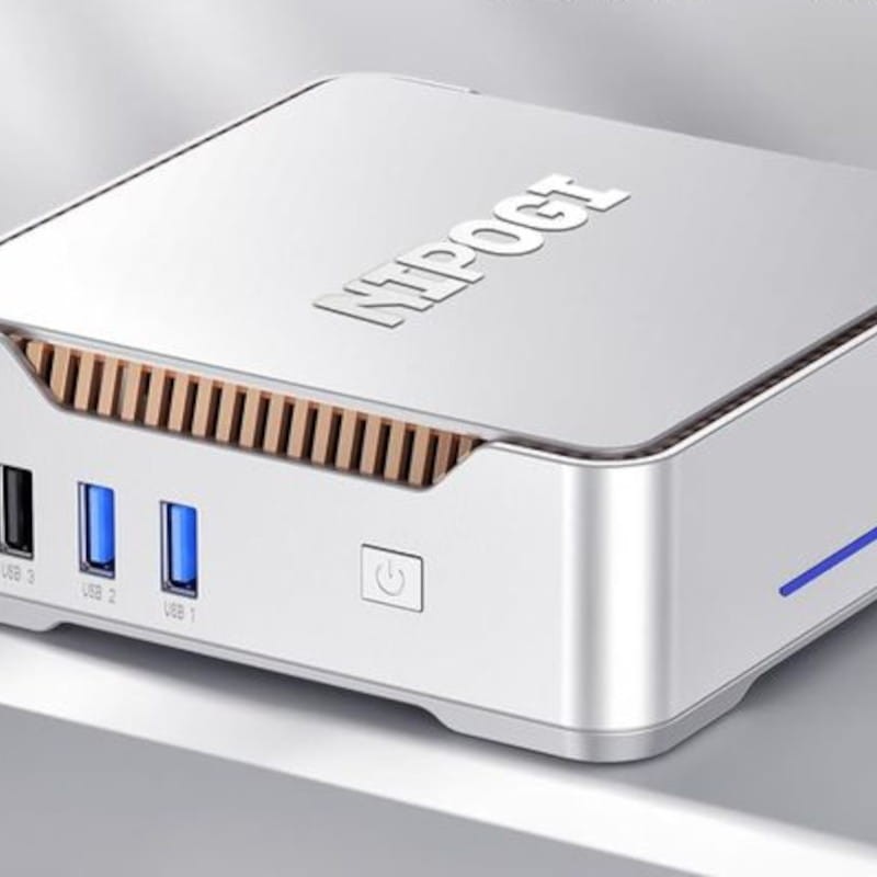 NiPoGi GK3 Pro - Argent - WiFi 6 et Gigabit Ethernet