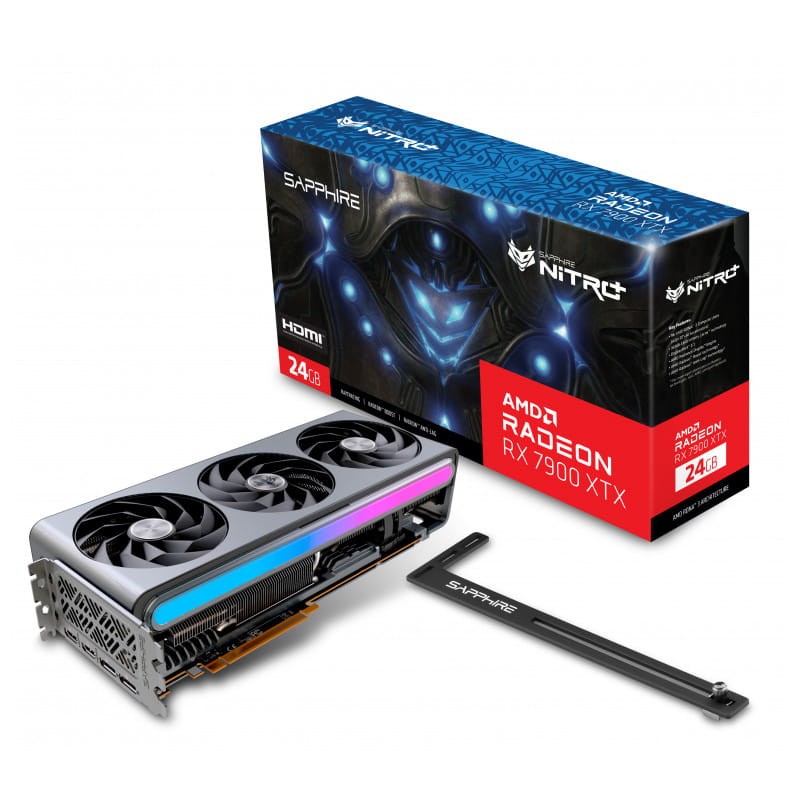 Sapphire NITRO+ Radeon RX 7900 XTX Vapor-X AMD 24 GB GDDR6 Plata – Tarjeta Gráfica - Ítem1