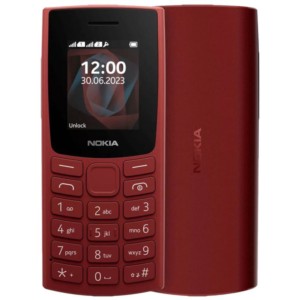 Nokia 105 2023 Vermelho - Telemóvel