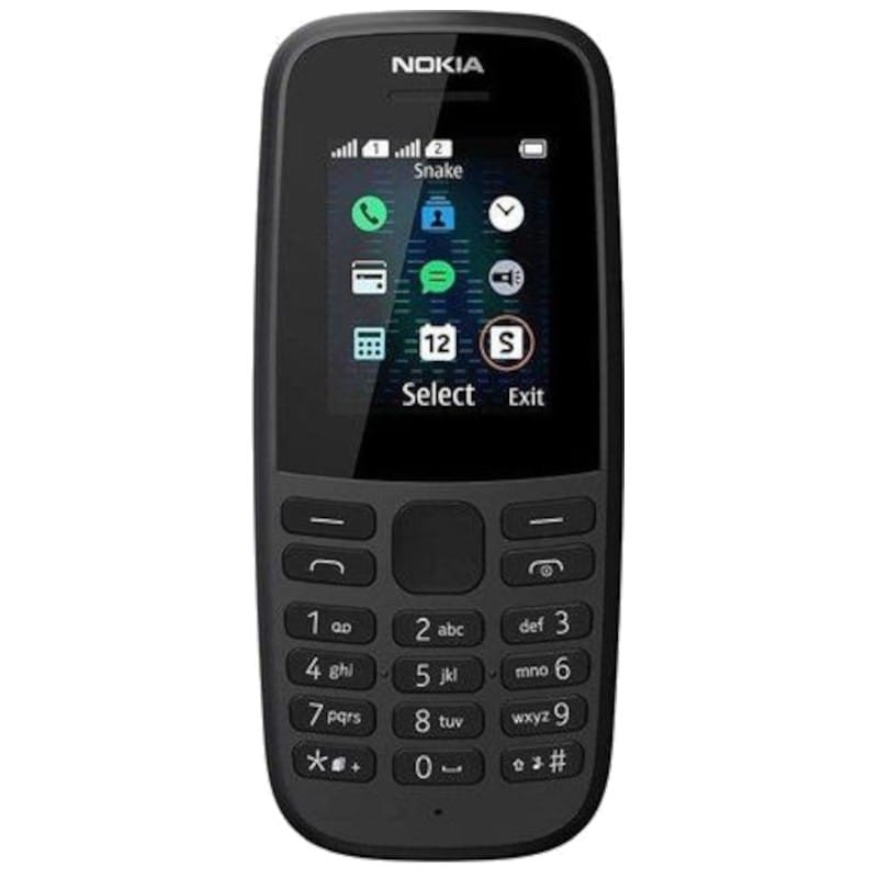 Nokia 105 4ª Edición 4Mb Negro - Teléfono - Ítem1