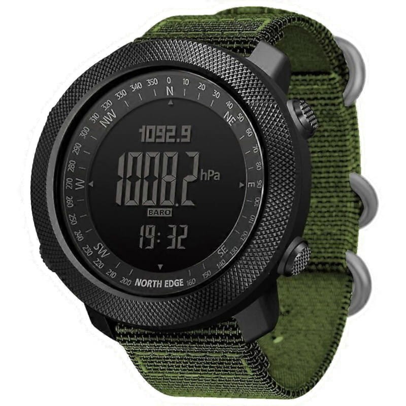 North Edge Apache con Correa de Nailon Verde- Reloj Digital - Ítem