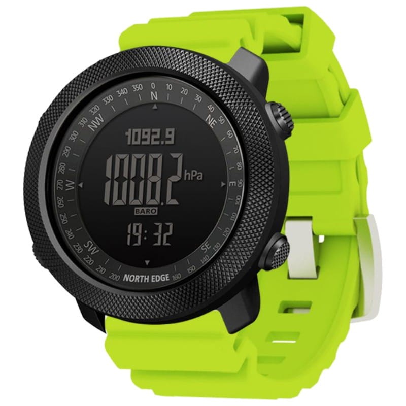 North Edge Apache con Correa de Silicona Verde - Reloj Digital - Ítem