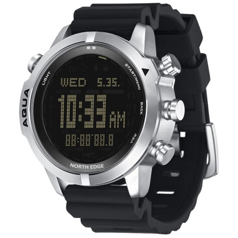 Reloj de buceo North Edge Aqua Negro - Ítem