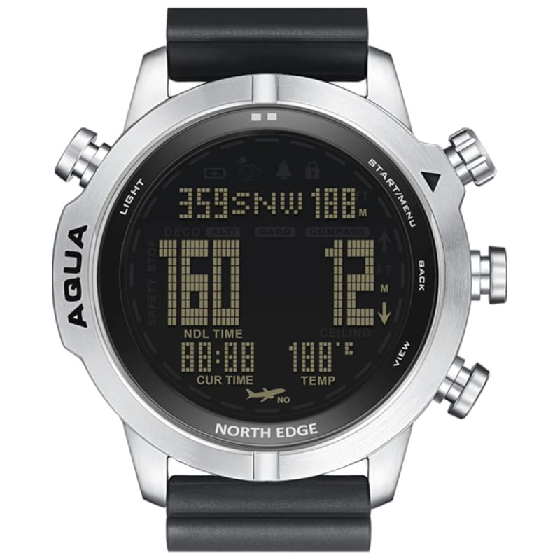 Reloj de buceo North Edge Aqua Negro - Ítem2